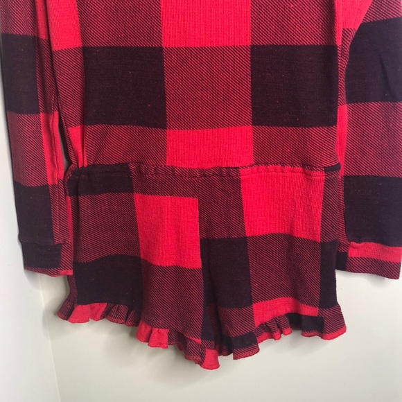 PINK Buffalo Plaid Romper - Picture 10 of 10